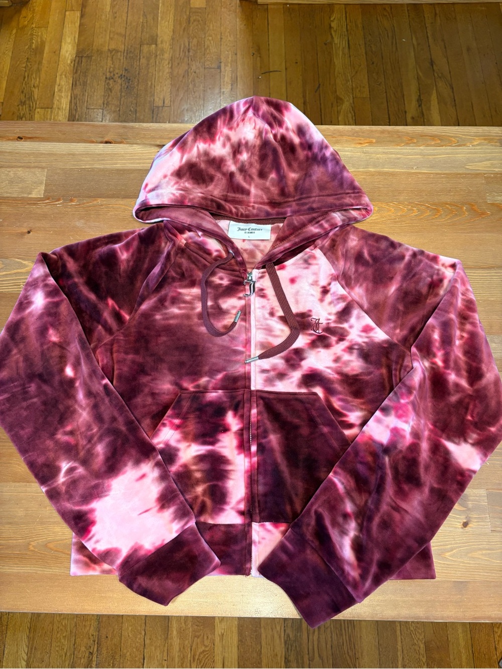 Juicy Couture Tie-Dye Zip Hoodie